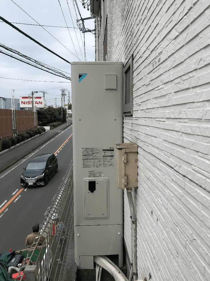 神奈川県高座郡寒川町岡田エコキュート交換工事K様