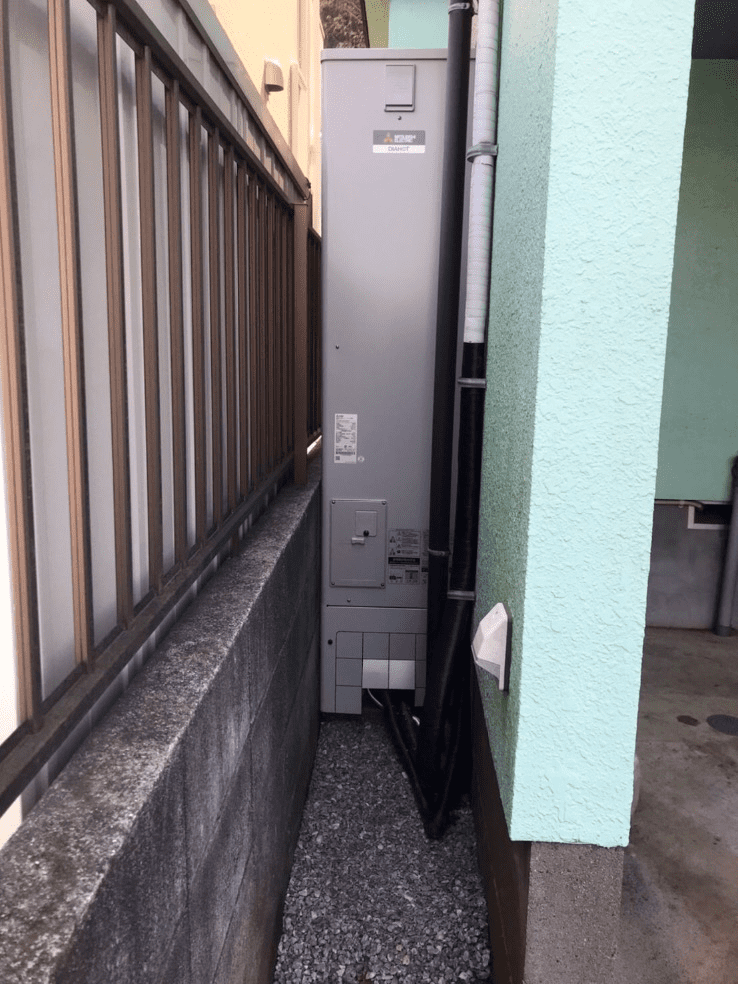 福岡県うきは市吉井町清瀬エコキュート交換工事A様