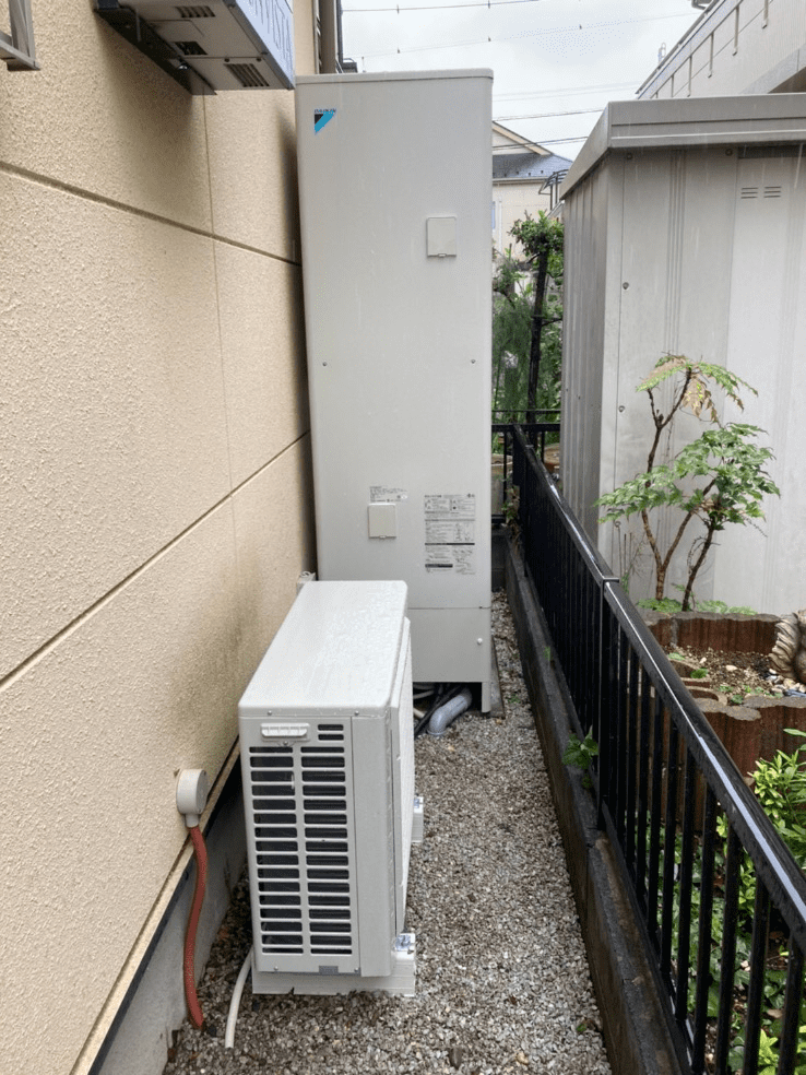 福岡県中間市岩瀬エコキュート交換工事A様