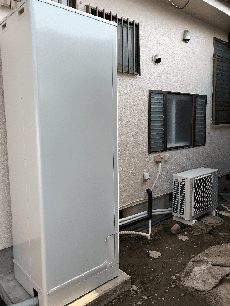 福岡県久留米市北野町赤司エコキュート交換工事N様