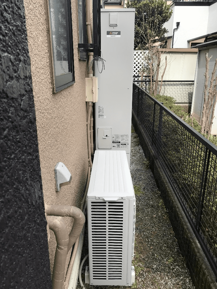 福岡県嘉麻市上西郷エコキュート交換工事M様