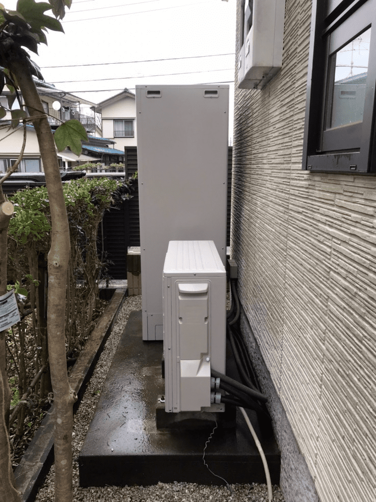 福岡県嘉麻市上西郷エコキュート交換工事T様