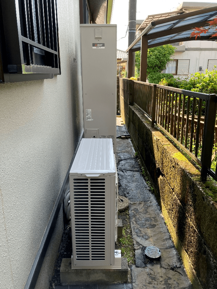 福岡県福岡市南区市崎エコキュート交換工事T様