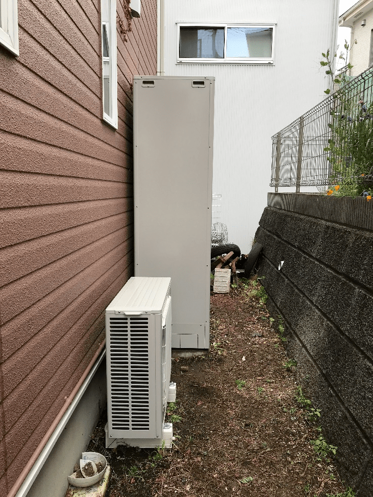 福岡県糟屋郡粕屋町大隈エコキュート交換工事U様