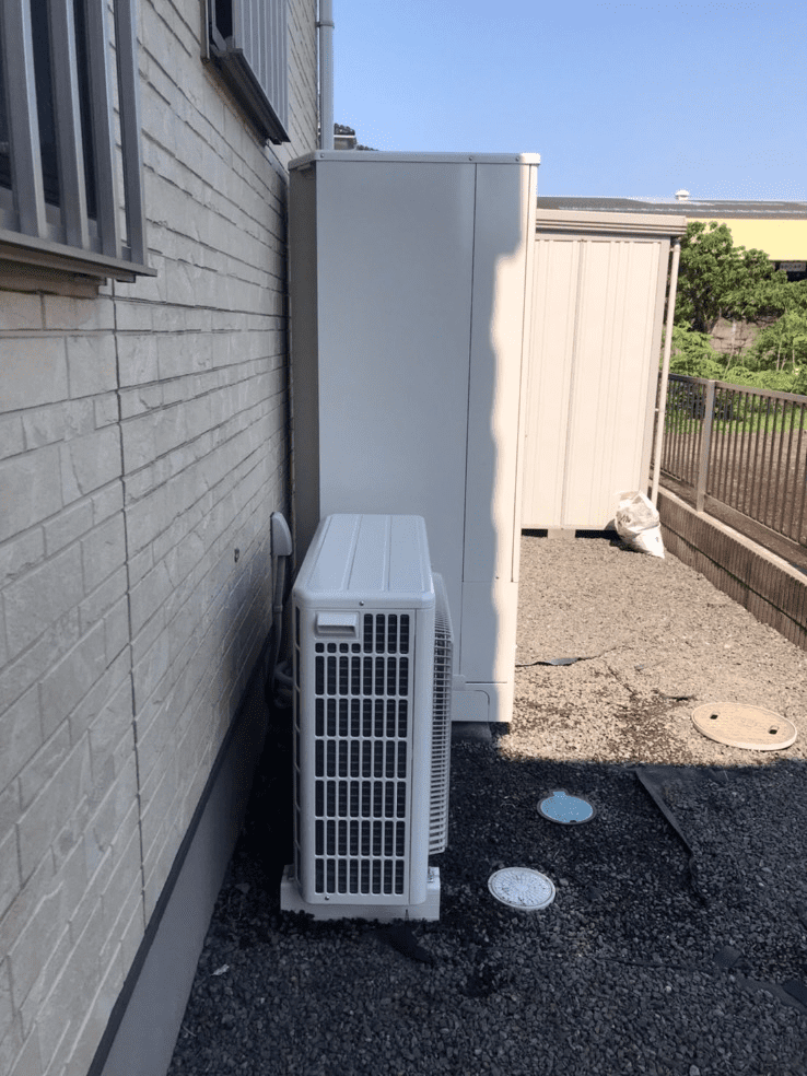 茨城県那珂市後台エコキュート交換工事M様