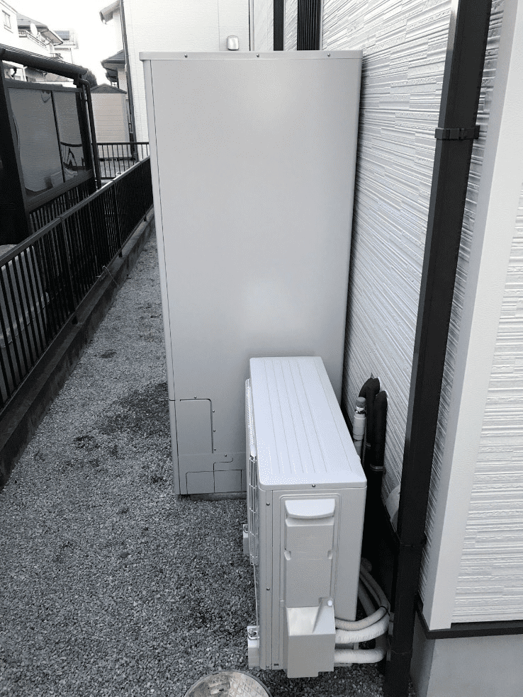 熊本県熊本市中央区岡田町エコキュート交換工事F様