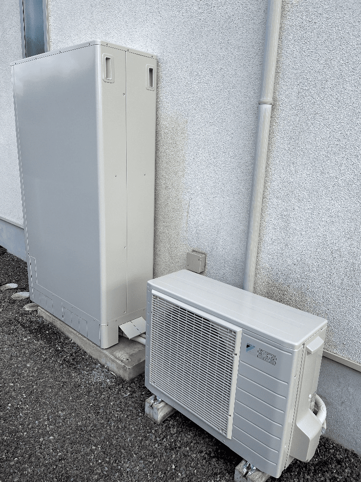 熊本県玉名郡玉東町上白木エコキュート交換工事M様