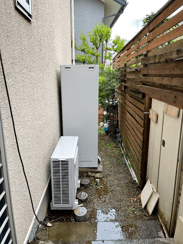 熊本県菊池市泗水町住吉エコキュート交換工事U様