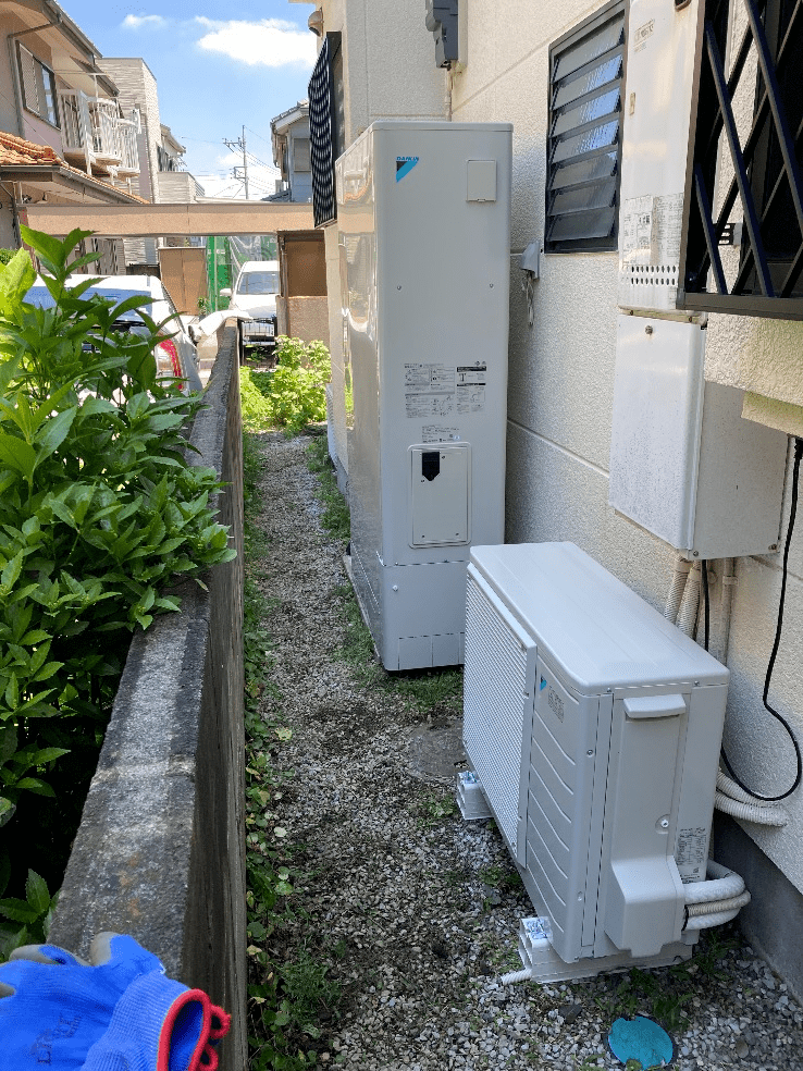 福岡県遠賀郡遠賀町島津エコキュート交換工事H様