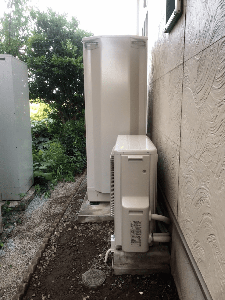 福岡県鞍手郡小竹町御徳エコキュート交換工事K様