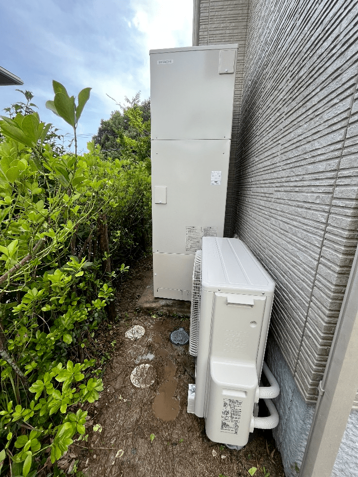 茨城県日立市十王町城の丘エコキュート交換工事H様