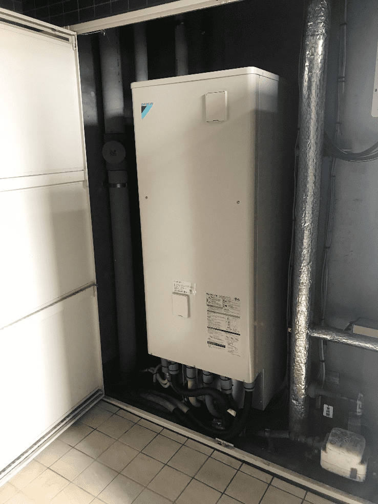 東京都多摩市鶴牧エコキュート交換工事O様