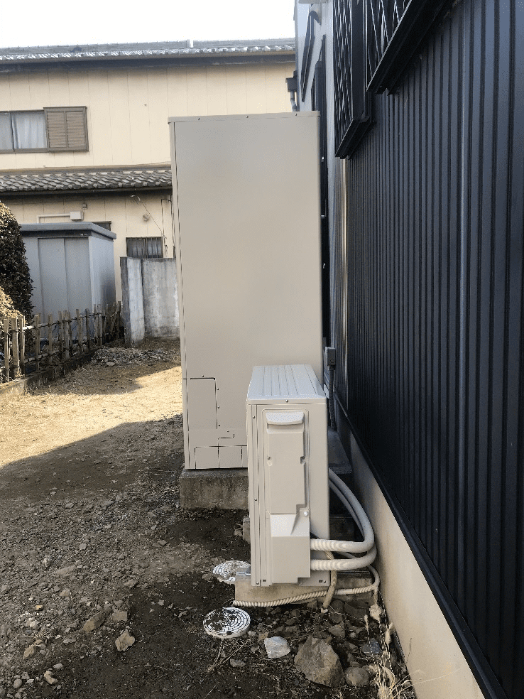 熊本県球磨郡あさぎり町岡原北エコキュート交換工事S様