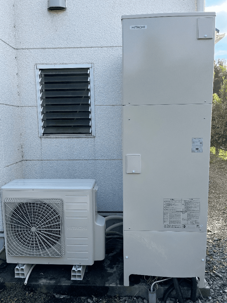 茨城県笠間市押辺エコキュート交換工事T様