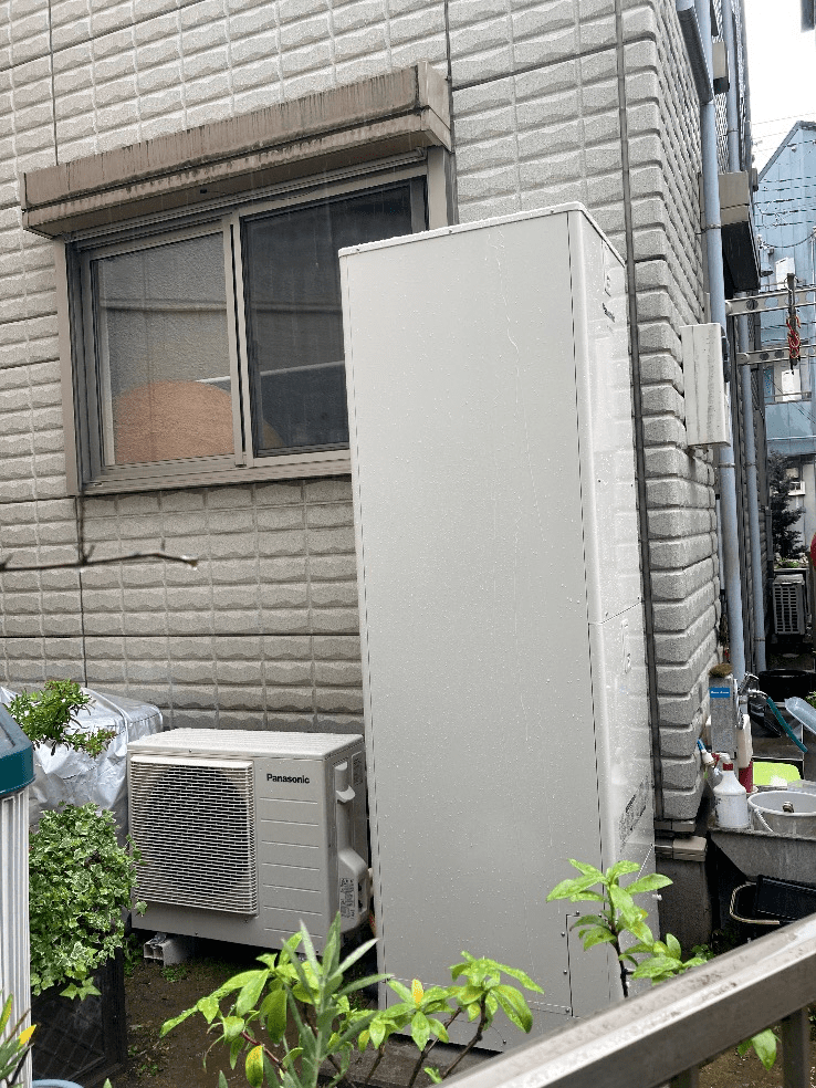 岡山県浅口市鴨方町六条院東エコキュート交換工事S様