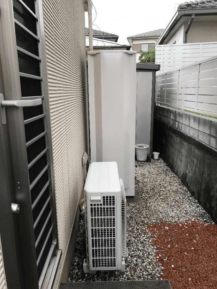 岡山県浅口郡里庄町里見エコキュート交換工事N様