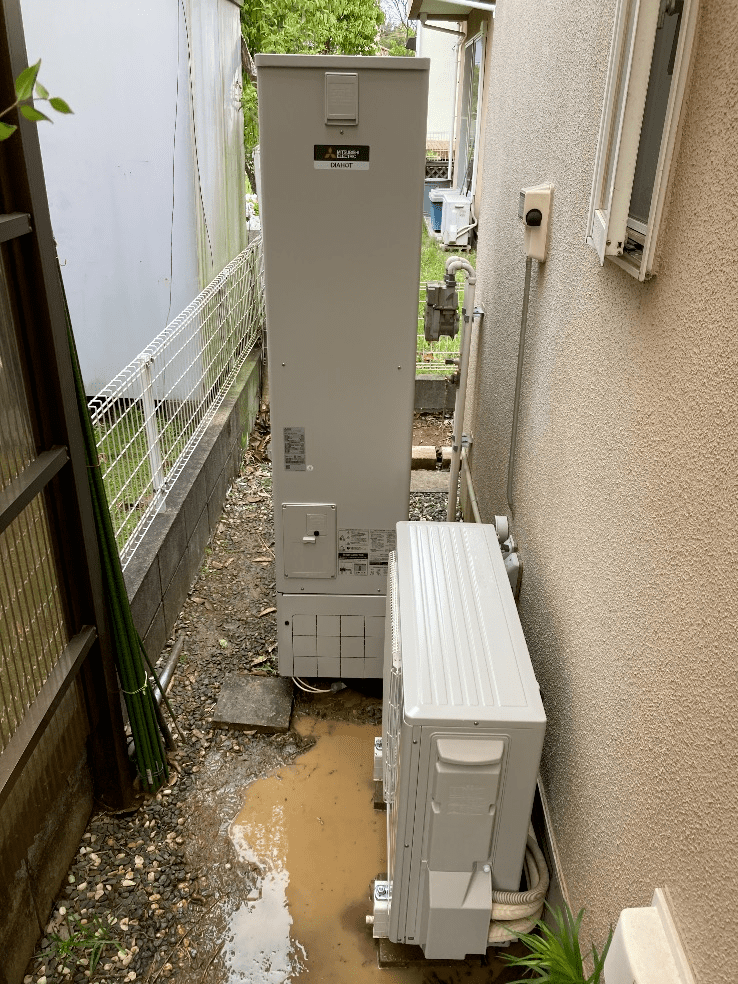 岡山県真庭市樫西エコキュート交換工事I様