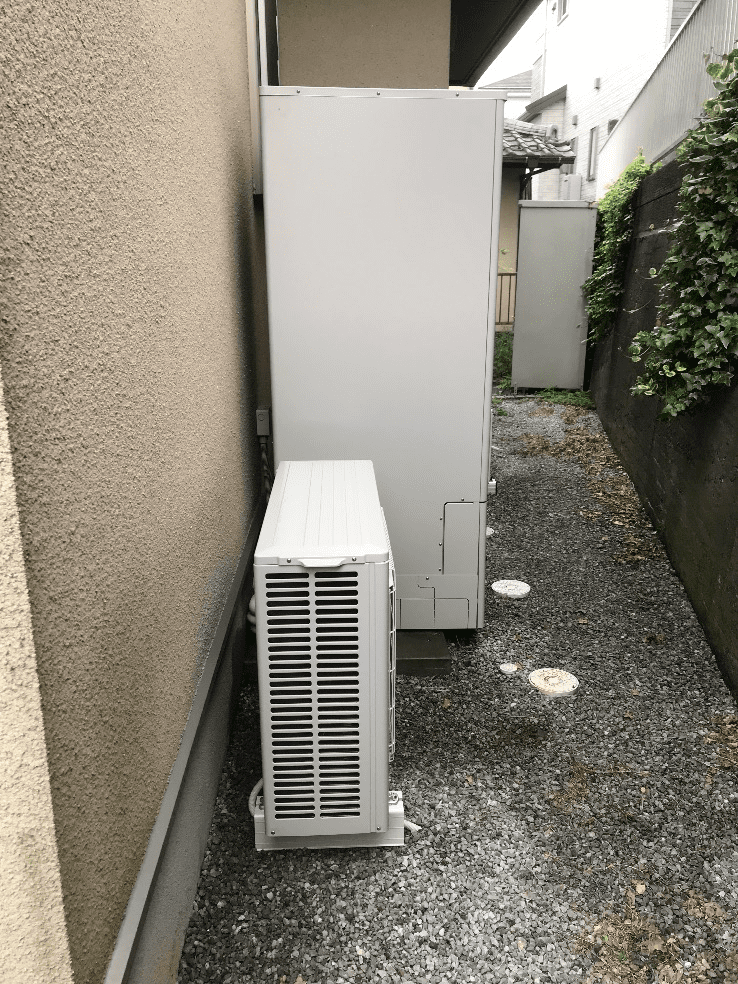 岡山県美作市大町エコキュート交換工事F様