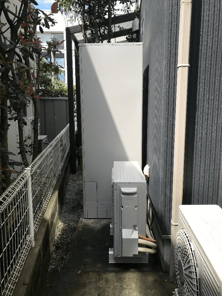 岡山県都窪郡早島町矢尾エコキュート交換工事D様