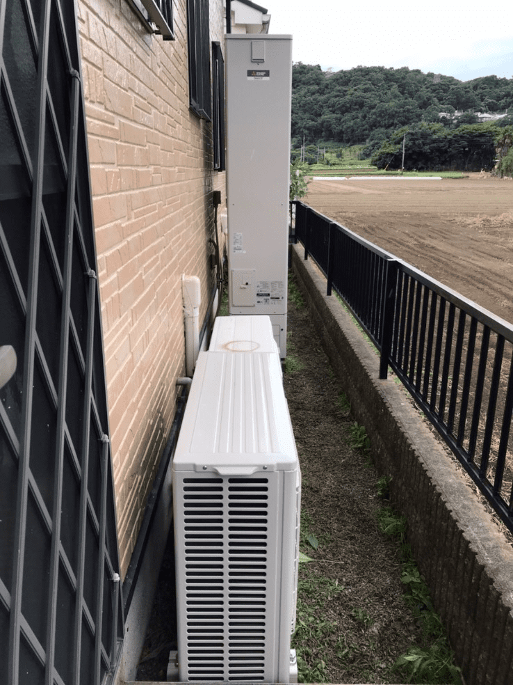 神奈川県大磯町国府新宿エコキュート交換工事H様