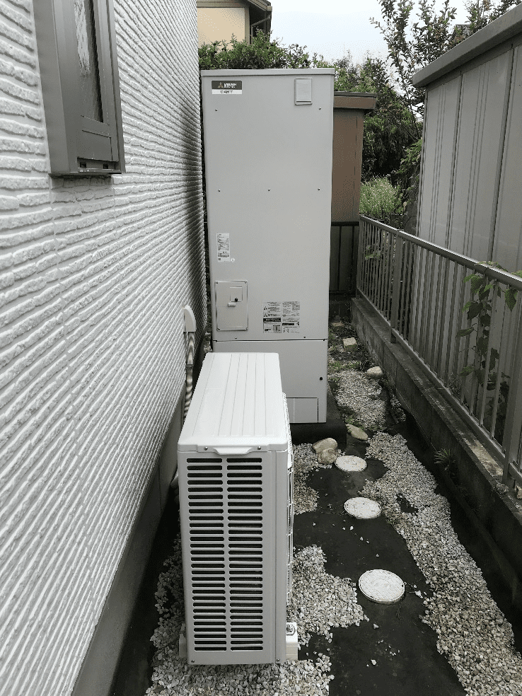 茨城県ひたちなか市津田東エコキュート交換工事M様