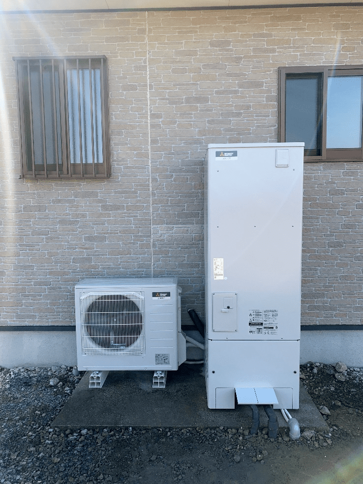 福島県岩瀬郡鏡石町旭町エコキュート交換工事K様