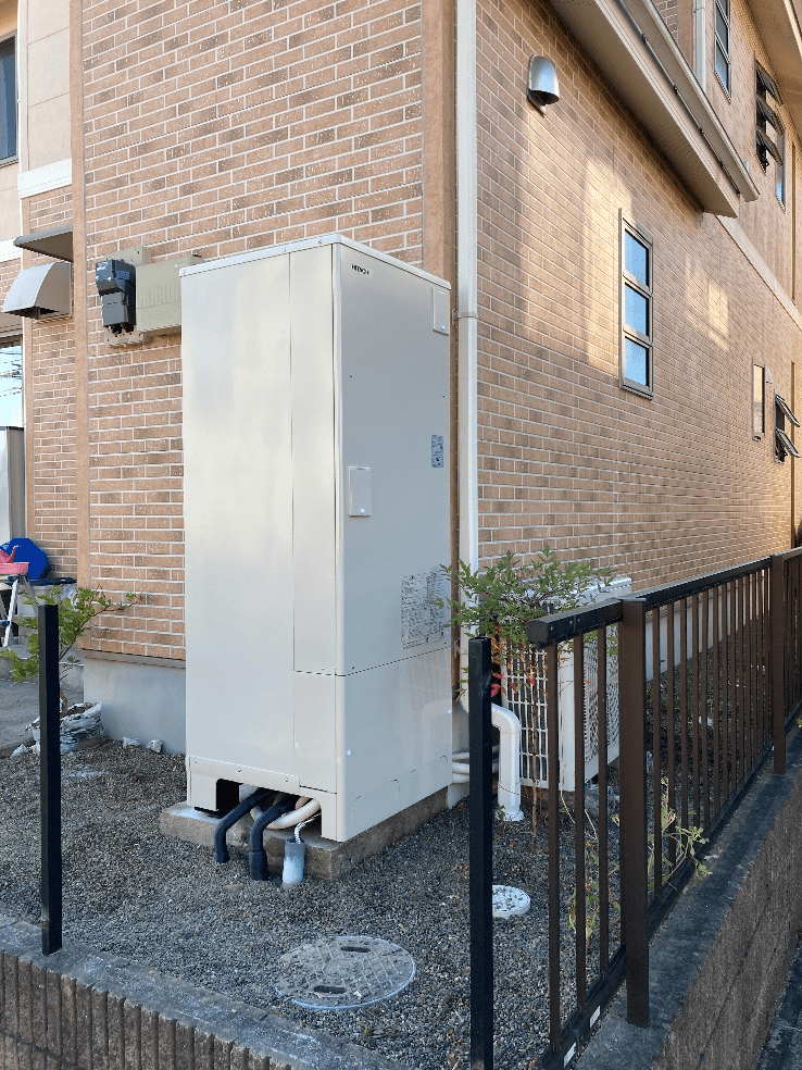 福島県石川郡石川町赤羽エコキュート交換工事O様