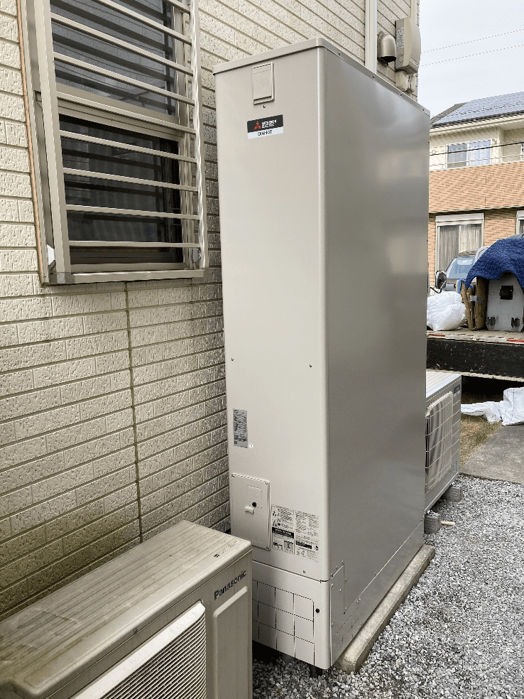 福島県西白河郡矢吹町神田西エコキュート交換工事U様