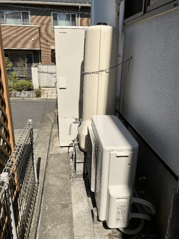 神奈川県横浜市都筑区川和台エコキュート交換工事N様