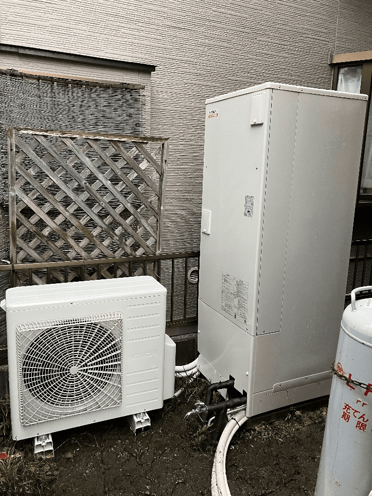北海道札幌市厚別区厚別北一条エコキュート交換工事I様