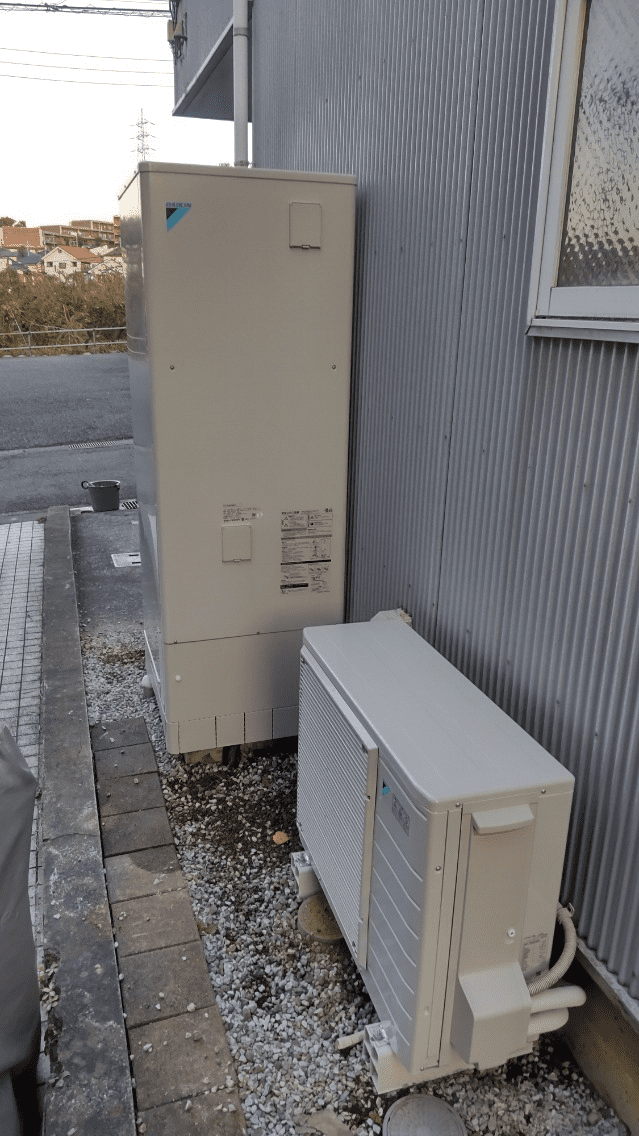 北海道留萌市旭町エコキュート交換工事A様