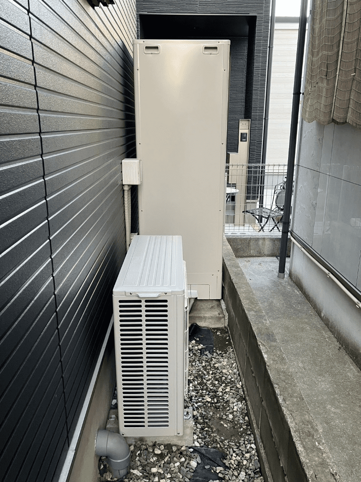 北海道雨竜郡雨竜町第二町内エコキュート交換工事I様