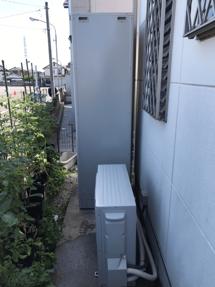 北海道河東郡音更町新通エコキュート交換工事H様