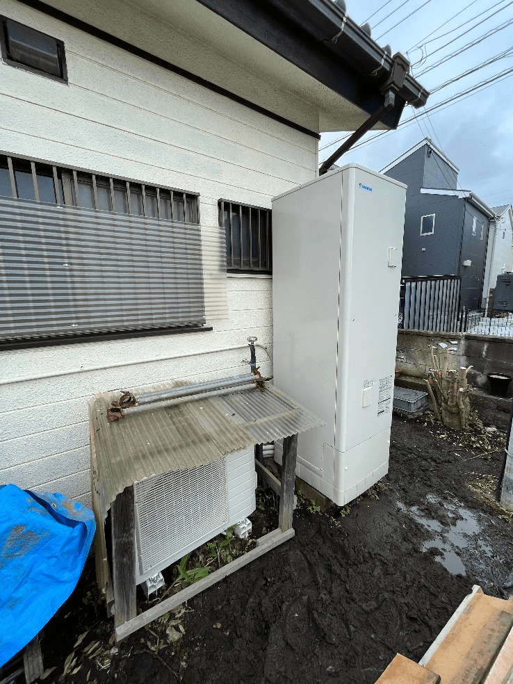 北海道紋別郡興部町沙留エコキュート交換工事W様