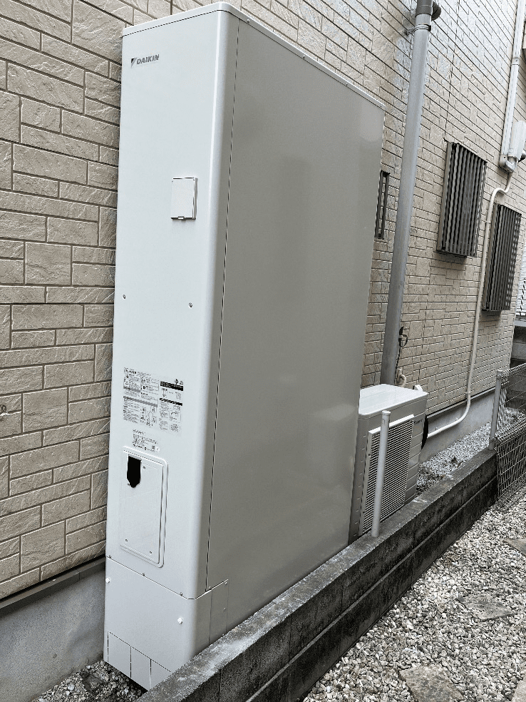 埼玉県朝霞市宮戸エコキュート交換工事O様