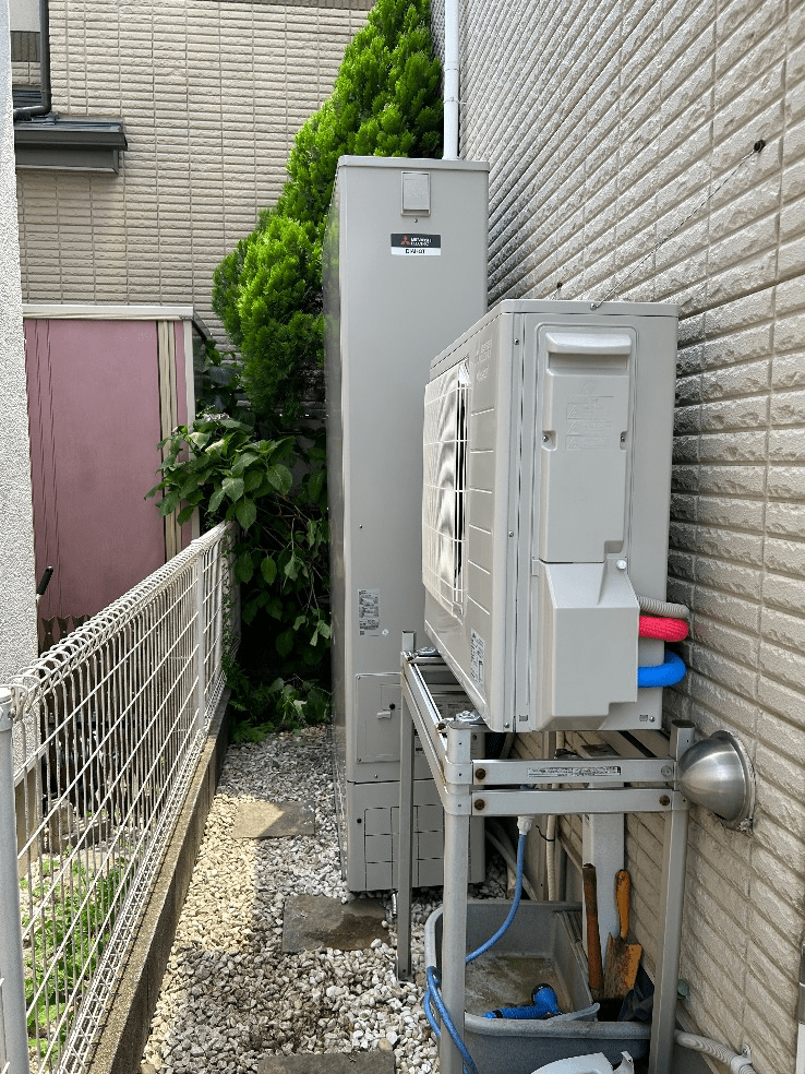 神奈川県横浜市都筑区茅ケ崎南エコキュート交換工事A様