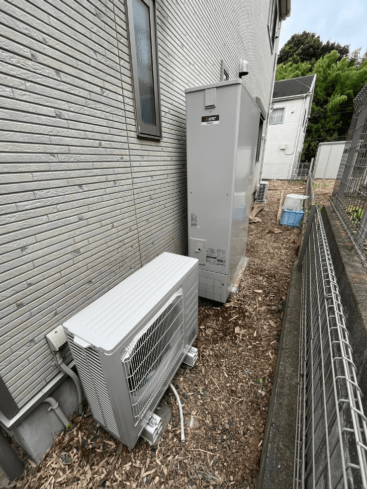 茨城県常総市内守谷町きぬの里エコキュート交換工事I様