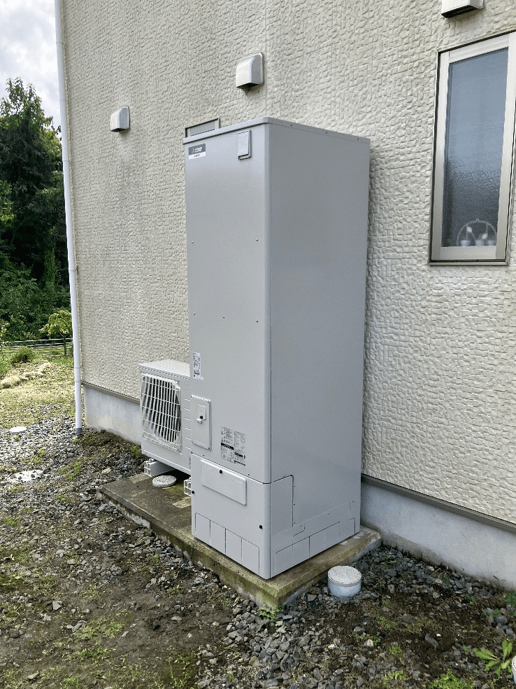 茨城県常陸太田市下大門町エコキュート交換工事W様