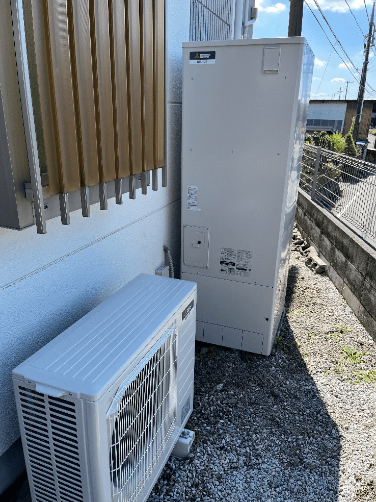 長野県上水内郡信濃町古間エコキュート交換工事J様