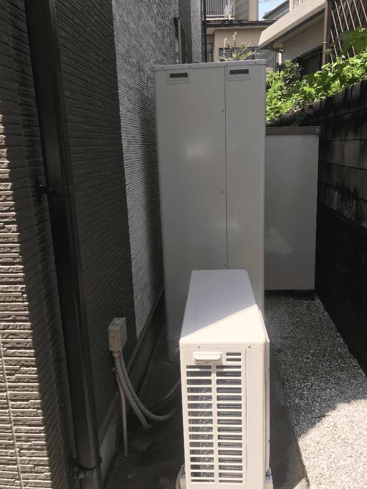 三重県三重郡朝日町向陽台エコキュート交換工事K様