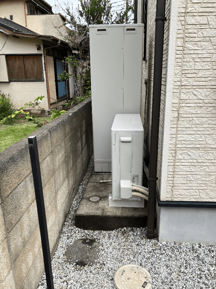 埼玉県入間郡三芳町北永井エコキュート交換工事T様