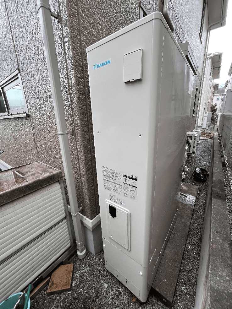 埼玉県草加市原町エコキュート交換工事H様