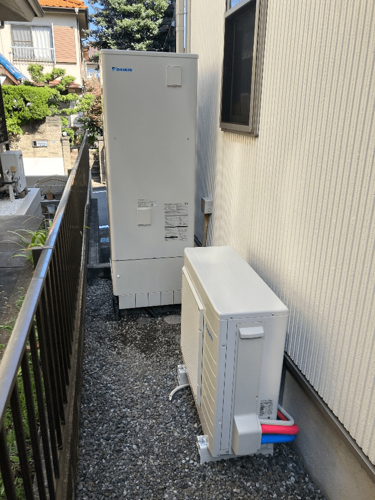 東京都多摩市馬引沢エコキュート交換工事T様