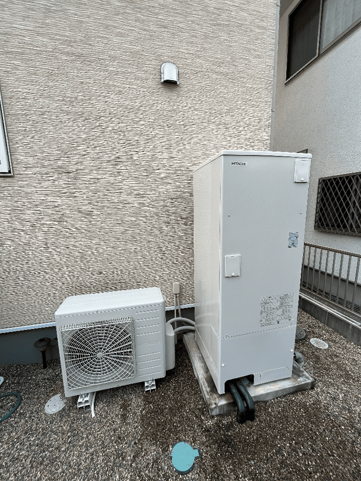 茨城県水戸市千波町エコキュート交換工事N様