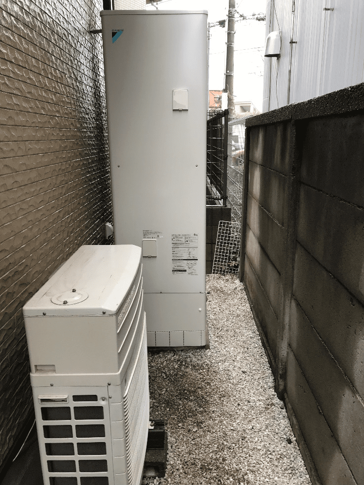 滋賀県愛知郡愛荘町我孫子エコキュート交換工事I様