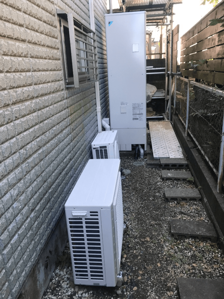 滋賀県近江八幡市安土町大中 エコキュート交換工事U様