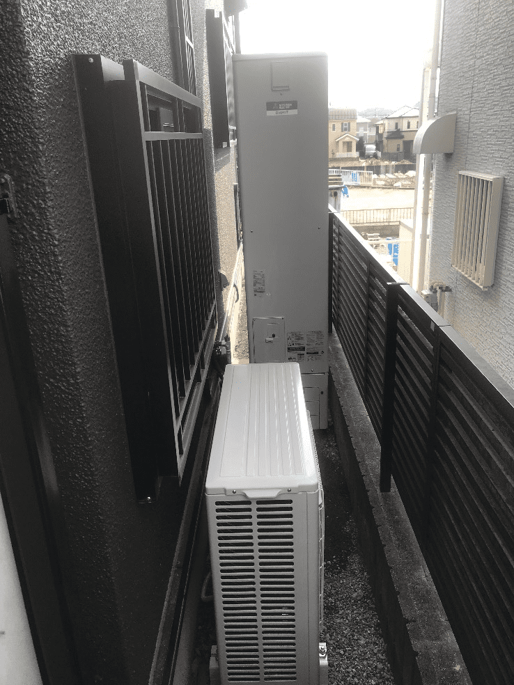 滋賀県野洲市上屋エコキュート交換工事A様