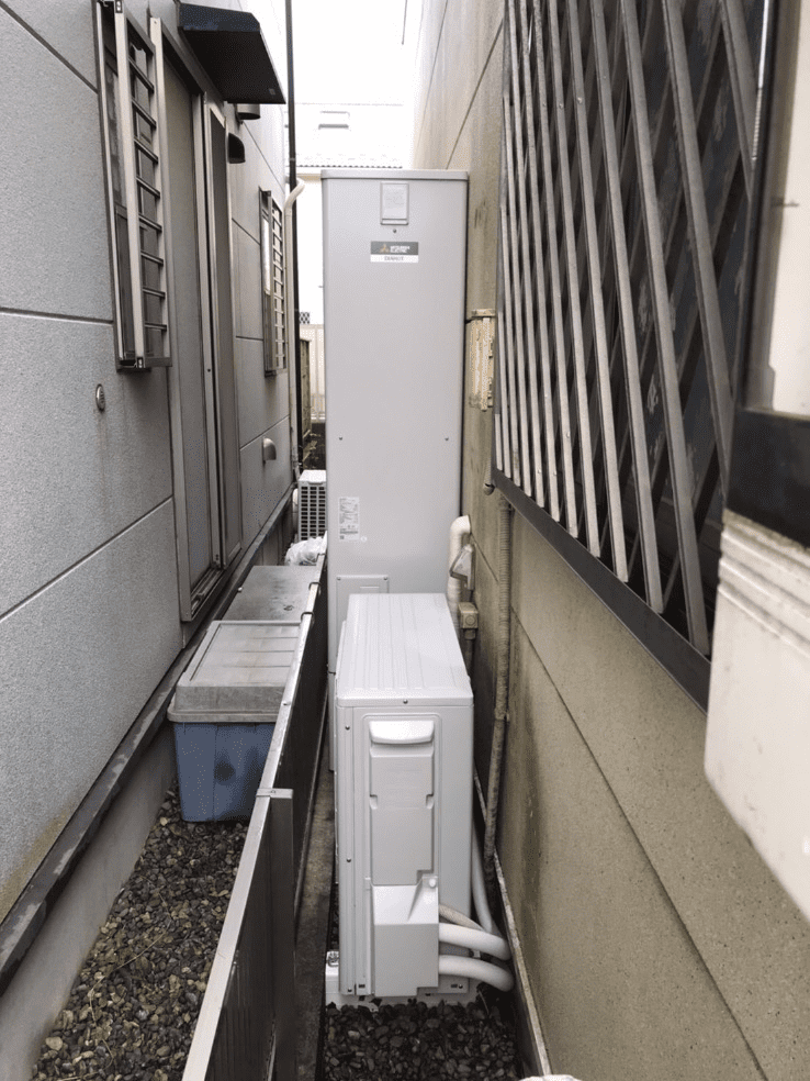 山口県下松市桜町エコキュート交換工事G様