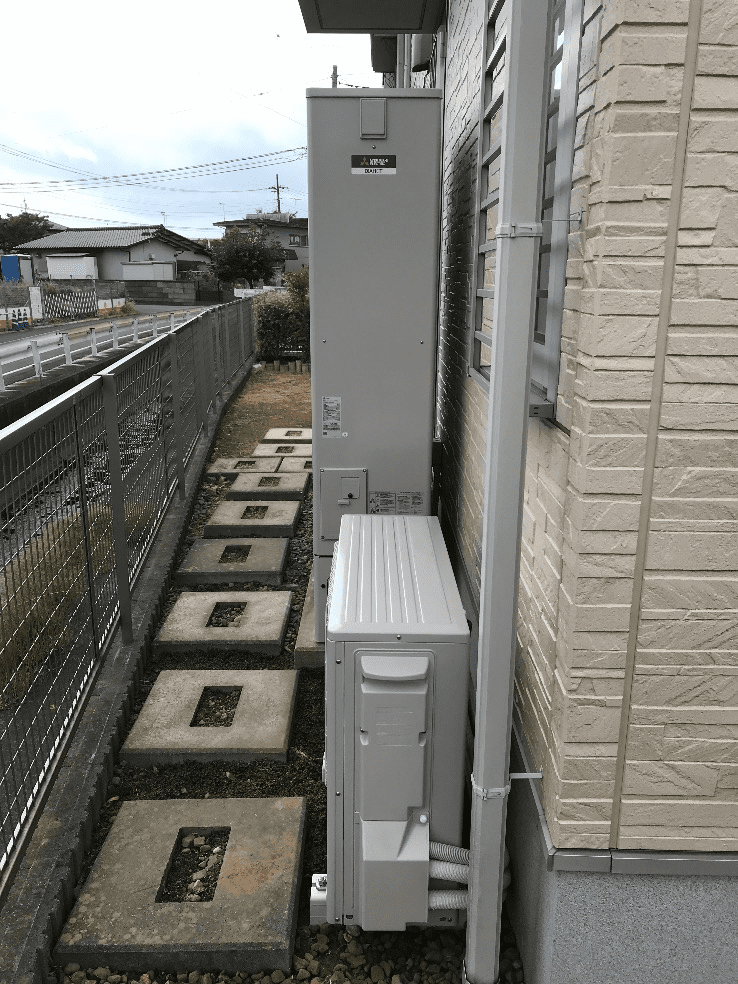 山口県柳井市駅南エコキュート交換工事W様