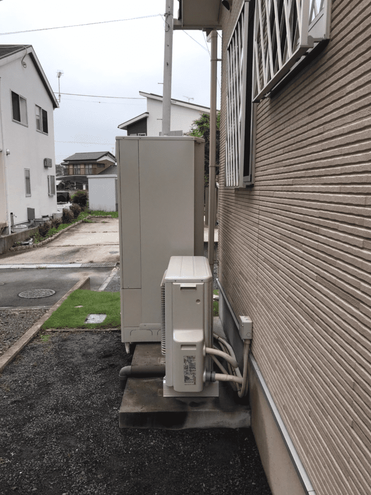 山口県長門市日置中エコキュート交換工事Y様